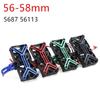 AM-5687 56113 Motor Heat Sink Dual Cooling Fan Heatsink 56-58Mm for 1/5 XMAXX XRT Arrma Kraton Upgrade Parts,Black view 3