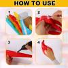 5pcs Giant Inflatable Paint Brushes, 41in Colored Large Blow Up Paintbrushes Funny Back to School Balloon Art Party Decoration for Classroom Welcome Events Graduation Ceremonies Birthday Decor view 3