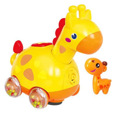BESPORTBLE Boy Girl Crawling Guidance Toy Interactive Cartoon Giraffe Boy Girl Plaything for Crawling Development Encourages Motor Skills and Cognitive Growth No Batteries Required