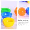 BRIGHTFUFU 100pcs Reusable Plastic Balls for Raffle Draws Party Activities and Crafts Compact Lightweight and Easy to Store view 2