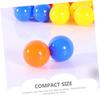BRIGHTFUFU 100pcs Reusable Plastic Balls for Raffle Draws Party Activities and Crafts Compact Lightweight and Easy to Store view 3