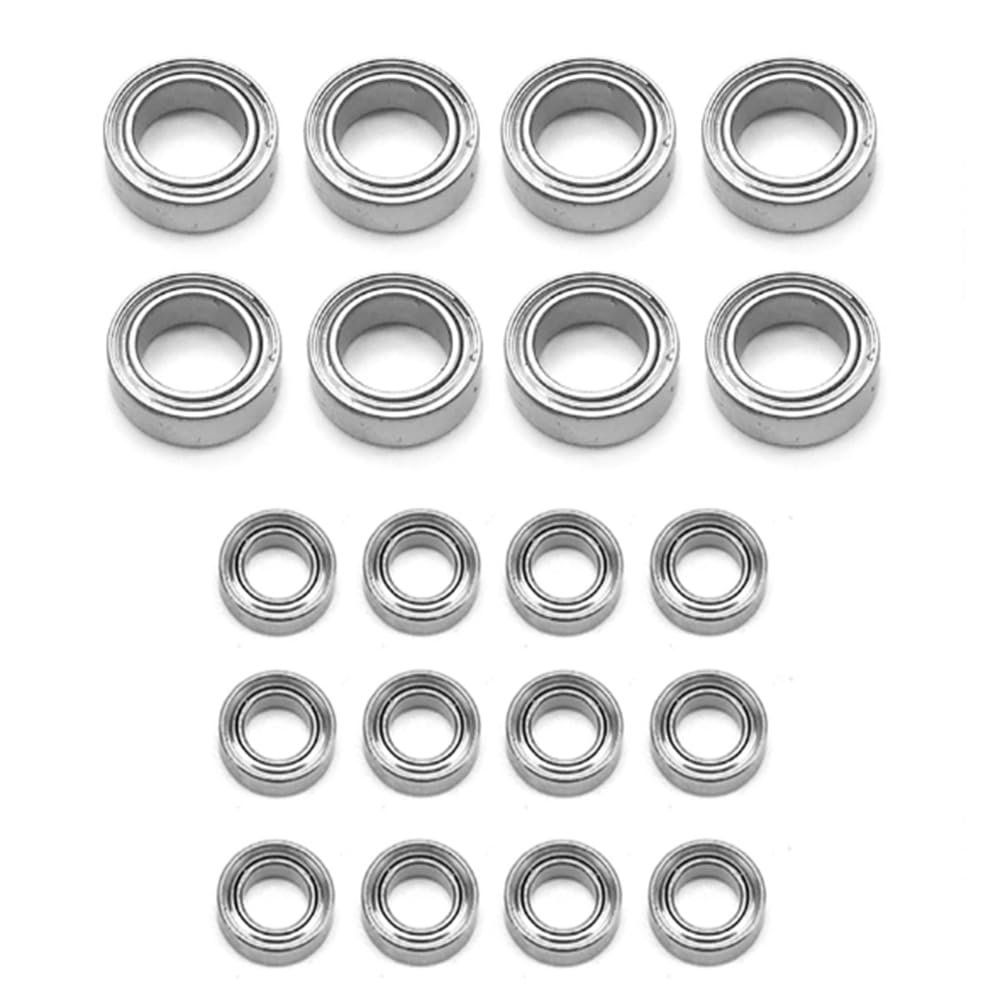 20Pcs Ball Bearing Set for Wltoys 144001 144002 124016 124017 124018 124019 RC Car Spare Parts Upgrade Accessories