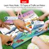 biidi English Talking Book,Interactive Word Sound Book Toddler 3-5,Sensory Autism Toy,Educational Learning Travel Toys for Boys Girls Birthday Gift for 3 4 5 6 Year Old Kids,with 13 Topics,600+ Sounds view 4