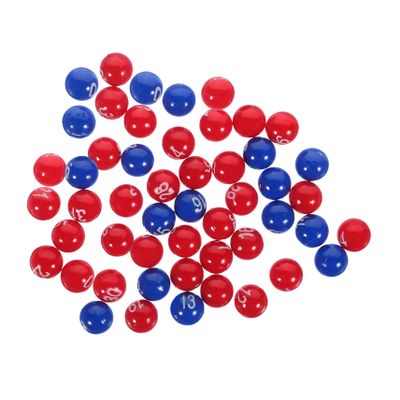 Zerodeko 1pack Lottery Game Balls Raffle Balls for Party Activities Lightweight Plastic Printing for Bingo and Entertainment Events
