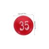 Zerodeko 1pack Lottery Game Balls Raffle Balls for Party Activities Lightweight Plastic Printing for Bingo and Entertainment Events view 2