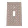 Building Brick Light Switch Cover Plate - Compatible with Standard Construction Blocks (Beige) view 1