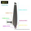 Universal 32 Inch Folding Carbon Nylon Propeller CW CCW 3211 Compatible with P20 Propellers Drone Propellers Agricultural Drone Accessories(2pcs CW) view 2