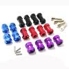 4pcs Aluminum RC Car 12mm Hex Wheel Hub Drive Adaptor 15/20/25mm Extension Combiner Coupler for 1/10 RC Crawler Axial SCX10 D90(15mm Black) view 2