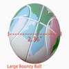 Cufarys Large Bouncy Ball for Kids 4 Pack 2.36" Super Bouncing Ball Big Bouncing Balls Toys for Kids Party Favors, Birthday Gifts (4) view 2
