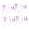 HONITANO 11-Inch Doll Diving Gear Set 4-Piece Plastic Snorkeling Equipment Oxygen Tank and Fins for 11-Inch Dolls for Water Play and Beach Adventures view 1