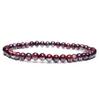4/6/8/10/12mm Natural Tiger Eyes Stone Bracelet Men Women Round Beaded Bangles ,Red Tiger Eyes 12mm,19.5cm view 4