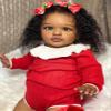 Anano 26" Realistic African American Reborn Baby Doll Black Girl Toddler with Implanted Afro Curly Hair, Dark Skin - Lifelike Biracial Reborn Doll for Kids & Collectors view 2