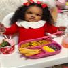 Anano 26" Realistic African American Reborn Baby Doll Black Girl Toddler with Implanted Afro Curly Hair, Dark Skin - Lifelike Biracial Reborn Doll for Kids & Collectors view 3