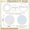 200 Pcs Badge Protective Film 70mm (2.76 in), 8 Styles of Holographic Glitter, Badge Film for 2.25 Inch 58mm Button Maker Machine, 58mm Button Making Supplies view 2