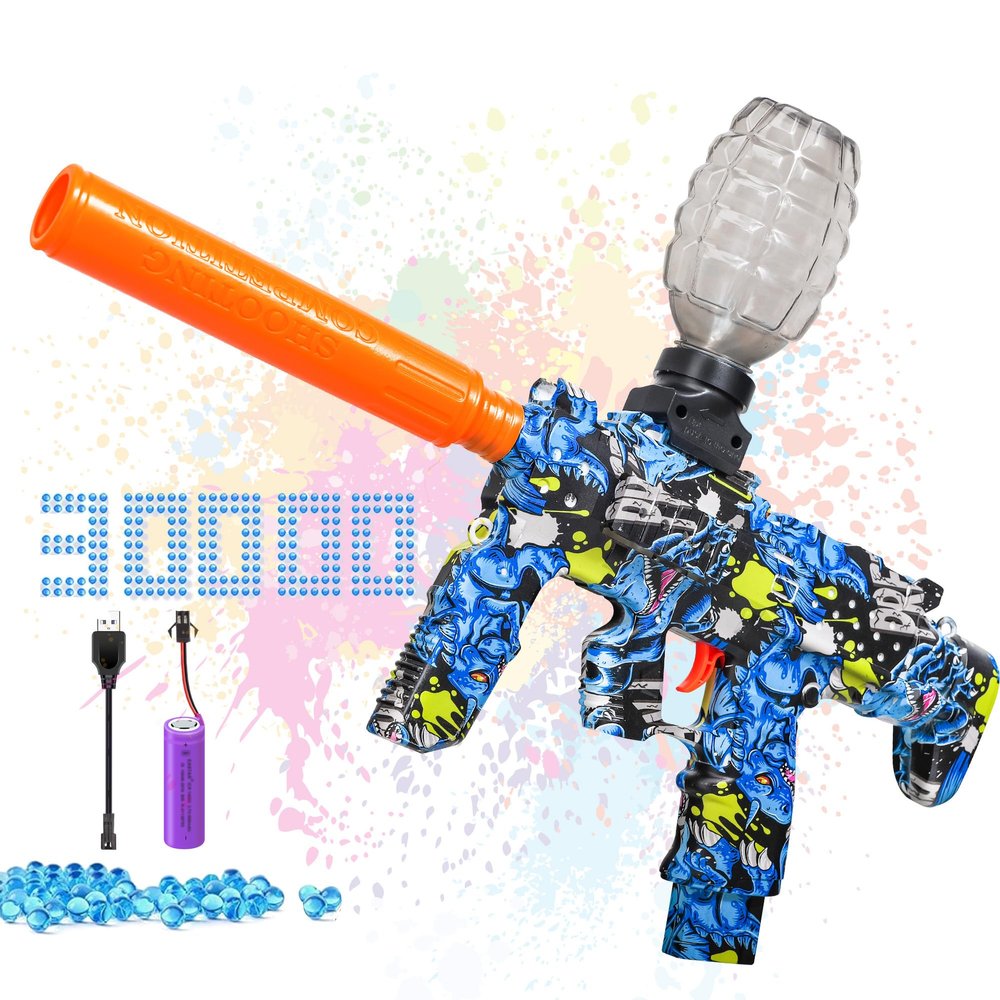 Electric Gel Ball Blaster,Automatic Splatter Ball Blaster,Rechargeable Splatter Ball Toys for Outdoor Activities Shooting Game Party,Ideal Gift for Boys&Girls