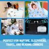 Jay Franco Kids Nap Mat with Embedded Pillow & Blanket  Soft 46"x20" Microfiber Sleeping Bag with Name Tag & Handle for School, Travel, Sleepover, Blue - Bluey view 3