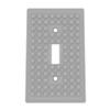 Building Brick Light Switch Cover Plate - Compatible with Standard Construction Blocks (Jade White) view 1