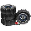 1/7 1/8 RC Off-Road Truck Sand Snow Tireset with Metal Spacer, 17mm HEX Fits TRX UDR 85086-4 ARRMA Mojave EXB Redcat YK4072 4073 YK DF7 TB7 RC car upgrade T095/OD:140mm (Blue D) view 4