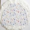 5-in-1 Unisex Pastel Flowers Floral Leaves Pattern Baby Carseat Stroller Cover for Boys Girls, Infant Toddler Privacy Nursing Breastfeeding Canopy, Grocery Shopping Cart Cover-24x28 view 2