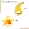 5 Pcs Cat Costume Hats, Cat Cosplay Costumes with Banana Pineapple Starfish Pumpkin Rabbit Hats Headwear, Ideal for Cats Small Pets Kitten Puppy Party Costume view 4