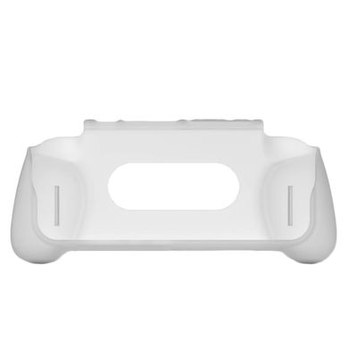 Grip Stand Holder Protective TPU Shell Case for Retroid Pocket 4/4 Pro Game Handle Grips for RP4 Game Console Accessories (White)