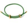 ZYIBPMSJKQCFK Steel Wire Adjustable Bangles Expandable Handmade Braided Rope Couple Bracelets For Women Men,Gold,27cm view 3