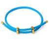 ZYIBPMSJKQCFK Steel Wire Adjustable Bangles Expandable Handmade Braided Rope Couple Bracelets For Women Men,Gold,27cm view 4