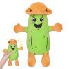A AIFAMY Yodeling Plush Pickle - 10Hilarious Singing Cucumber Toy - Funny Gag Gift Idea for Pickle Lovers, Adults, Friends and Family, Batteries Including view 1