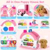 Ellinjan Montessori Toys for 1 2 3 Year Old Girl Gifts, Baby Musical Toys 12 18+ Months, 10 in 1 Bilingual Learning Toy with Sound Light, Cute Toy with Plush Puppy, First Birthday for Toddlers view 2