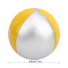 3Pcs Juggling Balls Set for Beginners, Soft Juggle Toss Balls for Variety Show Indoor Leisure Sports Fun Puzzle Educational (Yellow/Silver) view 4