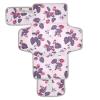 Reusable Toddler Changing pad with Tissue Pocket Changing Pads for Changing Table with Built-in Pillow Old Slow Style Strawberry Purple Red view 1