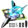 4DRC V31 Foam RC Planes Remote Control Airplanes for Kids Adults 8-16, Remote Control Planes Fighter Jet with Light, 360 Flip Fighter Jet Toy, Gravity Sensing, Stunt Roll, Gifts for Kids Boys view 1