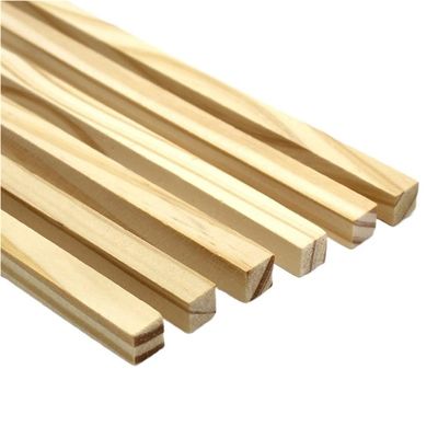 10 PCS Pine Wood Strip for DIY Crafts & Model Building, 1cm/2cm Square Cross-Section(1x1x1cm)