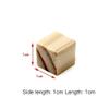 10 PCS Pine Wood Strip for DIY Crafts & Model Building, 1cm/2cm Square Cross-Section(1x1x1cm) view 2