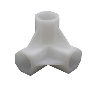 16mm Plastic Multi-Connector for Round Bars & Pipes, Build Various Frameworks, Pack of 10(Four Way)