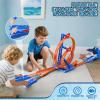 VATOS Shark Toys Car Track Set, Dual Loop Race Track Toy for Boys, Shark Car Racing Tracks with 2 Race Cars & Launchers, Jumping Raceway Playset Kids Toys Gift for Boys Girls 3 4 5 6 7 8 Year Old view 3