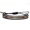Bohemian String Bracelet For Women Handmade Irregular Seed Beads Red Leisure Braclet,black,17.5-28cm view 1