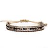 Bohemian String Bracelet For Women Handmade Irregular Seed Beads Red Leisure Braclet,black,17.5-28cm view 3