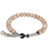 ZYIBPMSJKQCFK Tibetan Buddhist Braided Cotton Thread Knots Bracelet Bodhi Beads Weaving Six-character Proverb Bracelet For Men,Bodhi,19cm view 1