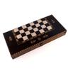 19" inch Luxury Backgammon Sets for Adults Handmade Wood Art Wooden Board Game Set | Solid Rosewood Gift for Husband, Dad, Xmas view 4