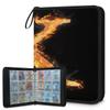 400 Card Binder 4 Pocket K Portable Trading Cards Holder Collector Album for Sports Game Cards 50 Pages Removable Sleeves Double Sided Pocket Sturdy Zipper Gifts Ready view 1
