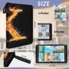 400 Card Binder 4 Pocket K Portable Trading Cards Holder Collector Album for Sports Game Cards 50 Pages Removable Sleeves Double Sided Pocket Sturdy Zipper Gifts Ready view 3