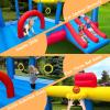 Big Inflatable Bounce House for Party,18.7ft x 13ft,Double Slide,Double Basketball Hoop,Fun Central Obstacle,Throw Ball Game,Reinforced PVC Bounce Floor,Jumping Bouncy Castle Holds 6 Kids view 4