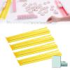 BaoBaJiu 18.5IN Mahjong Racks-Mahjong Racks with Pushers 3 in 1 Functional Design-Acrylic Transparent Mahjong Accessories-Suitable for Party/Mahjong Accessories (Yellow*4) view 1