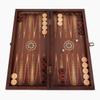19.7" inch Luxury Backgammon Set for Adults Handmade Wood Art Wooden Board Game Set | Solid Rosewood Gift for Husband, Dad, Anniversary view 2