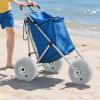 CNCEST 12in X 6in Balloon Wheels Beach Cart Tires Replacement Big Beach Sand Tires for Kayak Dolly Canoe Canoe Dolly Rolling Walker Garden Cart Wheelchair Sand Wagon Beach Cart 2Pack (22mm/0.87in) view 1
