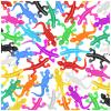 60Pcs Stretchy Lizard, 12 Colors Goodie Bag Stuffers for Halloween Party, Lizard Toys for Teenagers to Funny, Rubber Lizards Toy for Parody Filler view 1