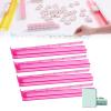 BaoBaJiu 18.5IN Mahjong Racks-Mahjong Racks with Pushers 3 in 1 Functional Design-Acrylic Transparent Mahjong Accessories-Suitable for Party/Mahjong Accessories (Pink*4) view 1