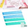 BaoBaJiu 18.5IN Mahjong Racks-Mahjong Racks with Pushers 3 in 1 Functional Design-Acrylic Transparent Mahjong Accessories-Suitable for Party/Mahjong Accessories (Blue+Green) view 1