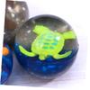 OFFIGAM 5pcs Sea Turtle Bouncy Ball Rubber Jumping Toy Boys and Girls Cognitive Ball Toy Soft Party Birthday view 2